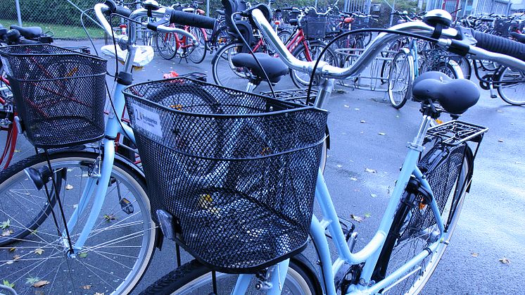 Miljövänliga tjänsteresor med nyöppnad cykelpool