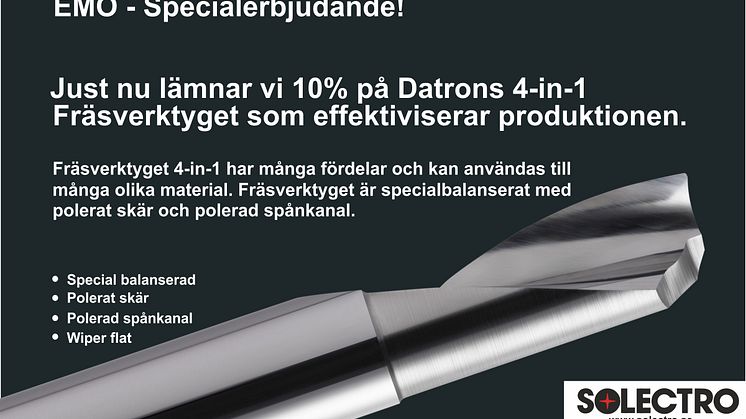 Datron fräsverktyg 4-in-1