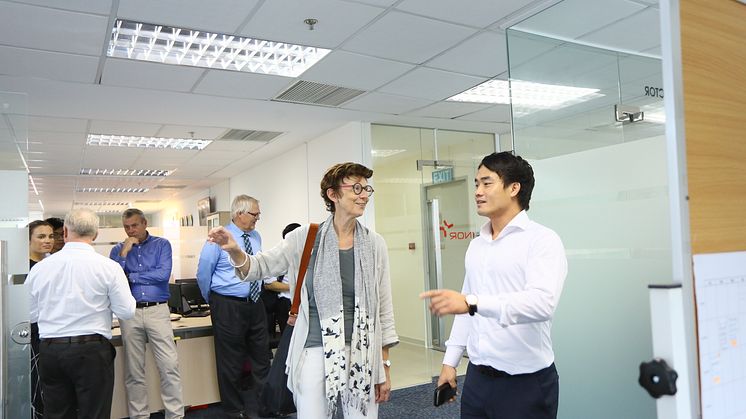 The Norwegian Embassy visiting Trainor Vietnam