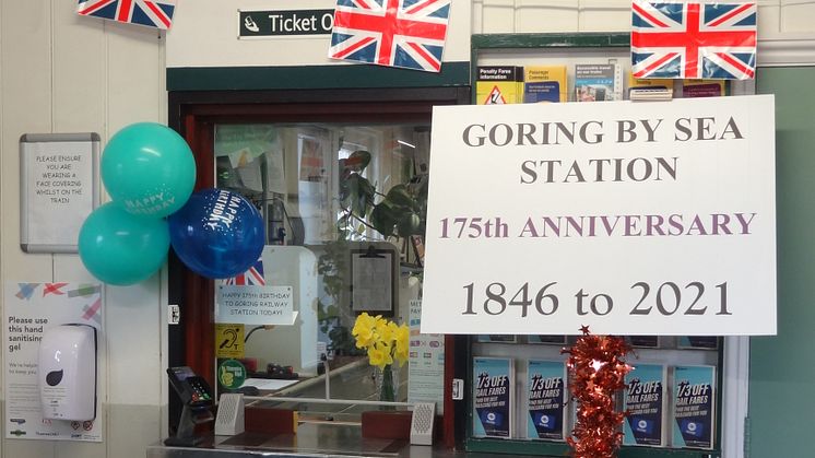 Today marks the 175th anniversary of Goring-by-Sea train station