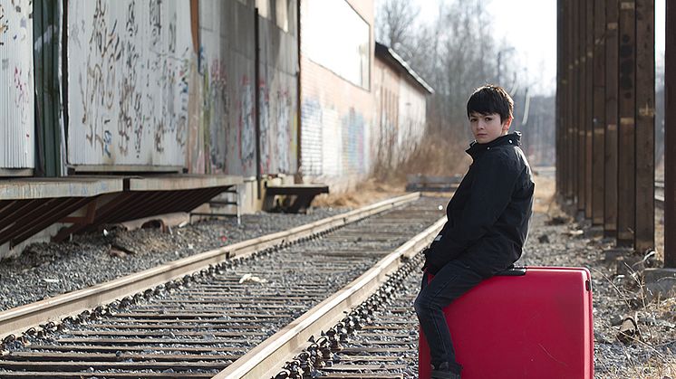 Pressvisning inför Pojke med resväska