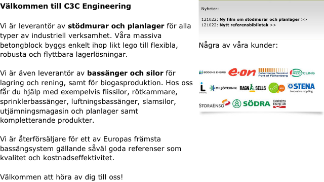 C3C uppdaterar till 2012