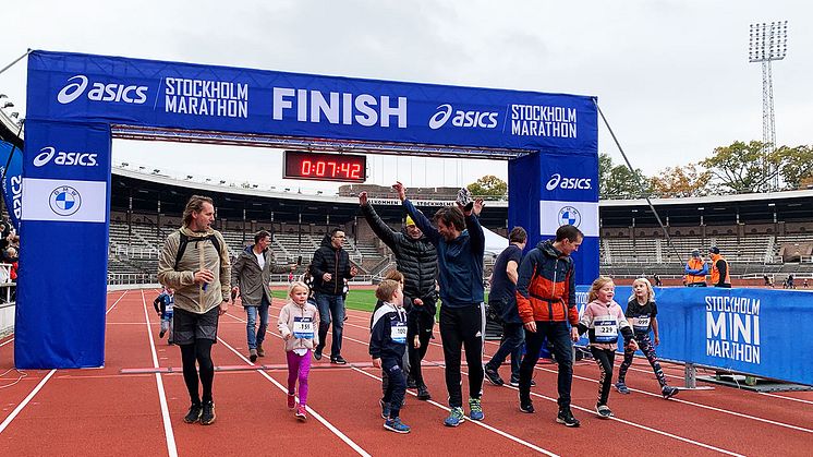 Minimaran avslutade den efterlängtade maratonhelgen