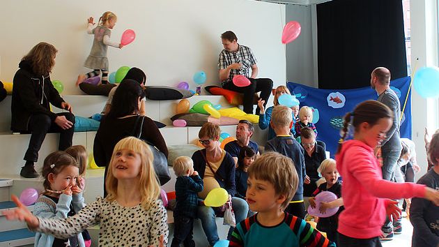 Rosa och blå, stora och små...