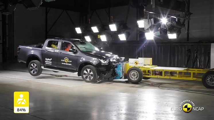 Nya Isuzu D-Max erövrar 5 stjärnor i Euro NCAP 2020
