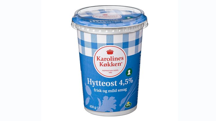 Tilbagekaldelse: Karolines Køkken Hytteost 4,5% 450g