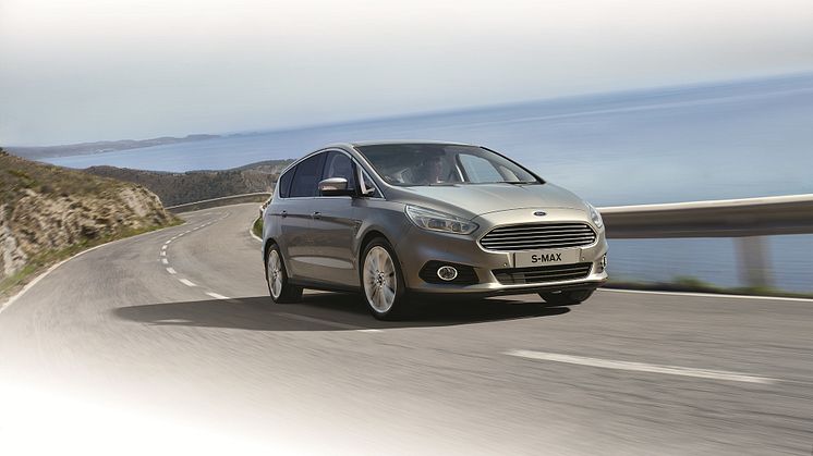 Nye Ford S-MAX kommer til Norge i løpet av 1. halvår 2015