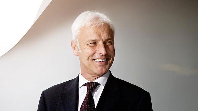 Matthias Müller er blevet udpeget som administrerende direktør for Volkswagen koncernen