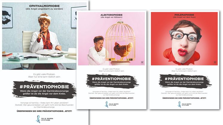 Die Werbekampagne #Präventiophobie mit neuen Motiven 2021