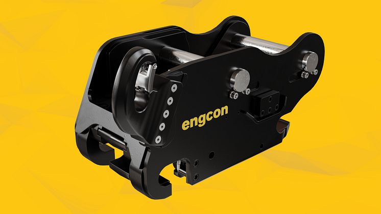 engcon has launched a new and improved machine coupler for excavators in the size of 12–19 tons 