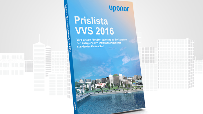 Uponor VVS Prislista 2016