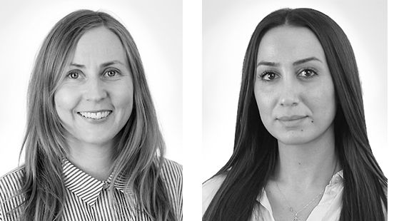 Momo Tham och Kristina Daoud