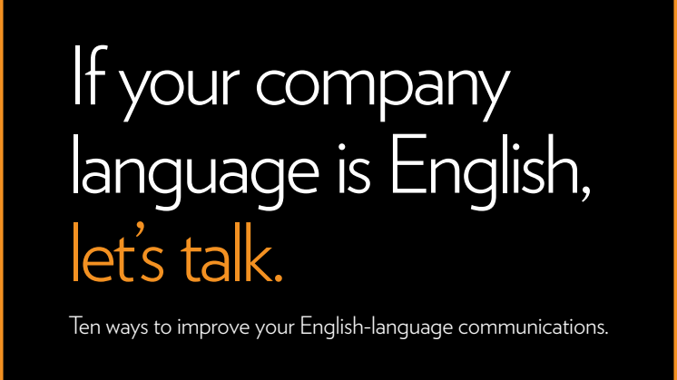 Ten tips for choosing an English-language copywriter