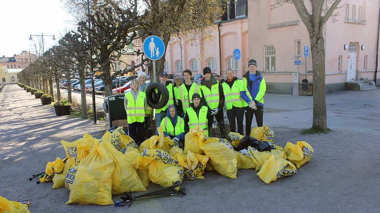 Nu städar vi i Uppsala, igen! Foto: Mikael Örnliden.