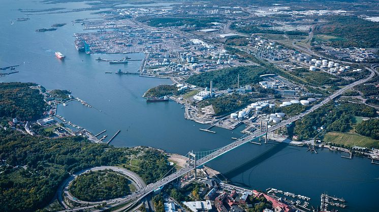 Swedish industry is doing well, which is apparent at the Port of Gothenburg. Photo: Gothenburg Port Authority.