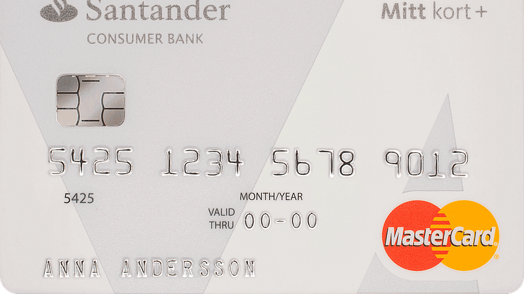 Mitt kort+ från Santander - ett riktigt bra kort för utlandsresan