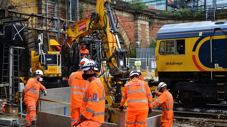 Engineering work at King's Cross will close the station for six days at Christmas - picture by Network Rail