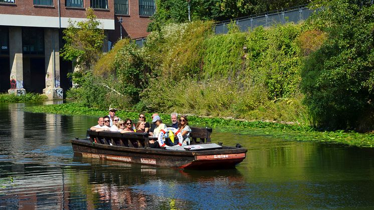 Leipziger Wasserfest - Bootstour auf dem Karl-Heine-Kanal