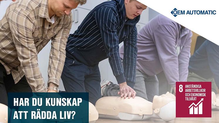 HLR – EN LIVSVIKTIG UTBILDNING FÖR VÅRA MEDARBETARE