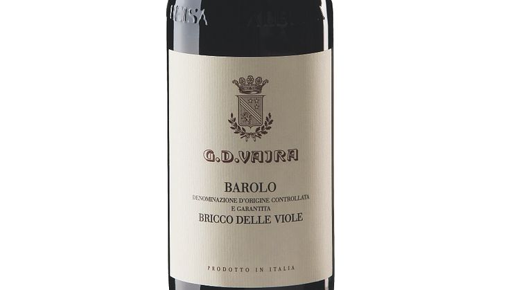 Toppårgången 2013 av Barolo Bricco delle Viole från G.D. Vajra lanseras exklusivt på Systembolaget.