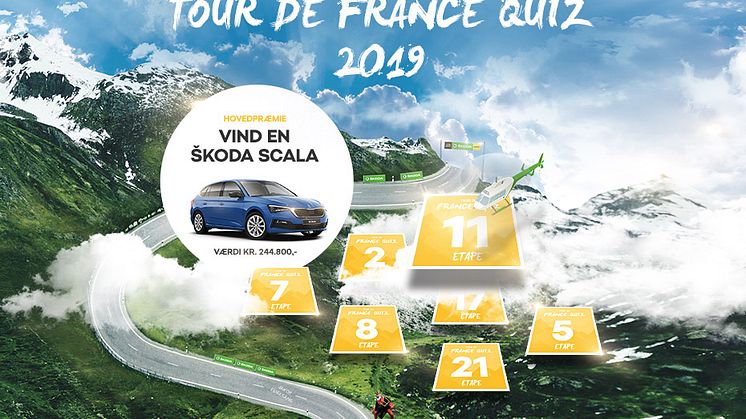 Vind en SCALA i ŠKODAs Tour de France-quiz