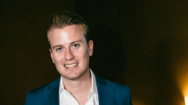 Tryggsams grundare, Per Erlandsson, utsedd till Årets Unga Entreprenör Öst 2016