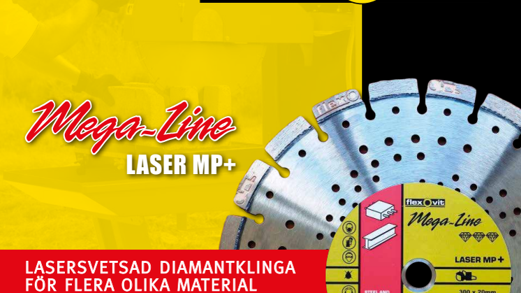 Diamantklinge Mega-Line Laser MP+ til forskellige materialer - Brochure