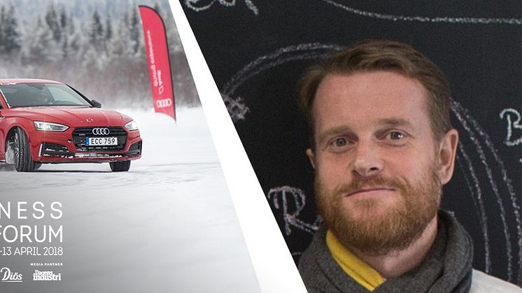 Audi laddar för eldrift under Åre Business Forum