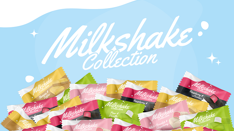 Mormor Lisas Konfektyr lanserar en helt ny produktserie vid namn Milkshake Collection