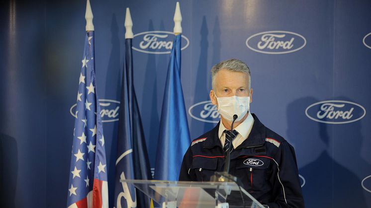 Declarațiile Președintelui Ford România, Ian Pearson, cu ocazia vizitei Premierului Ludovic Orban la fabrica Ford Craiova