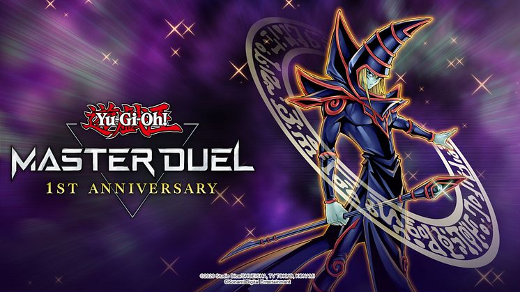 Yu-Gi-Oh! Master Duel 1st Anniversary key art