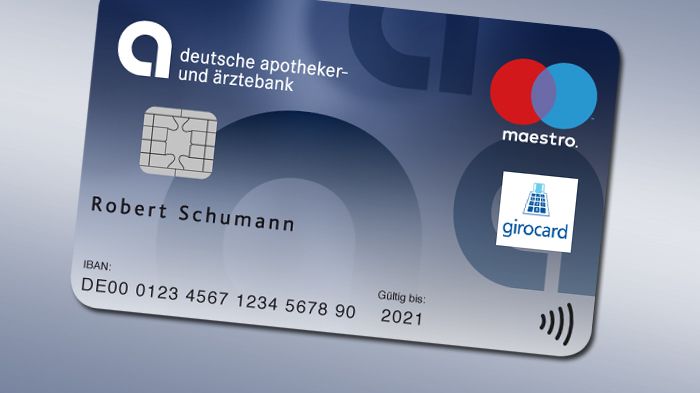 Die neue BankCard der apoBank mit neuen Funktionen.