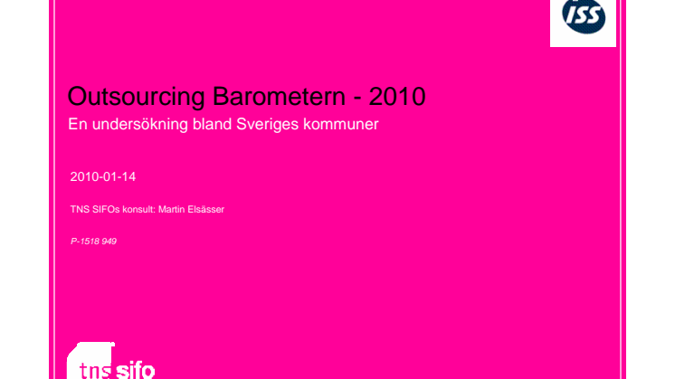ISS Outsourcingbarometern 2010