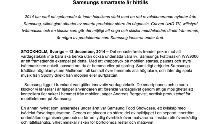 ​Samsungs smartaste år hittills