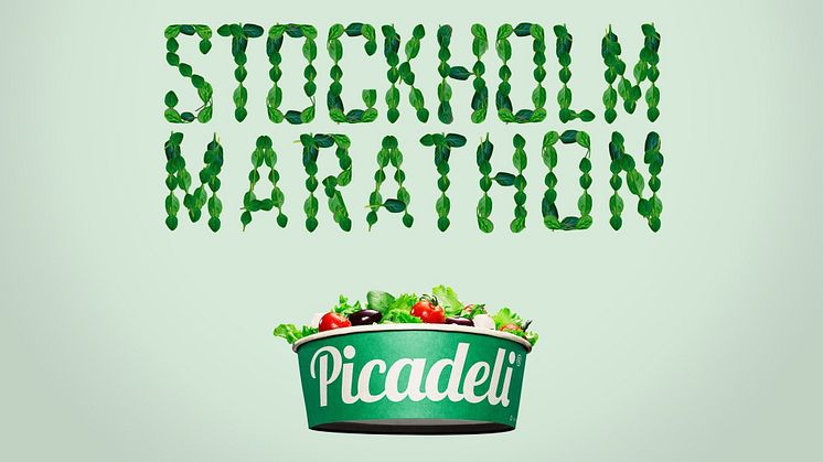 Picadeli huvudsponsor av Stockholm Marathon 9 oktober