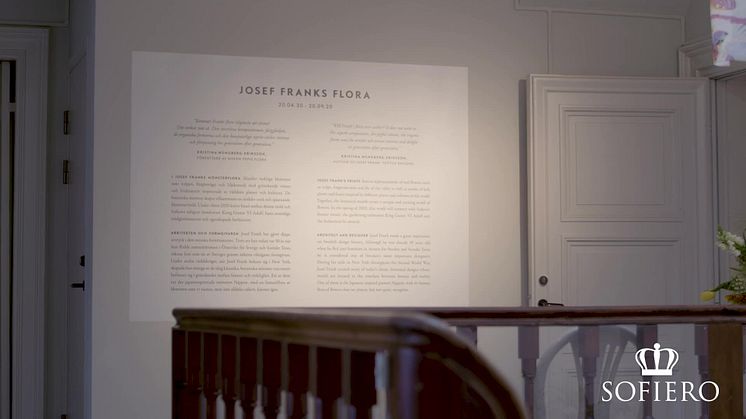 Utställningen Josef Franks flora