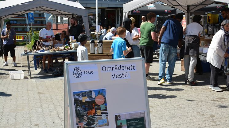 Sommerfest 2022 Vestli torg - områdeløft