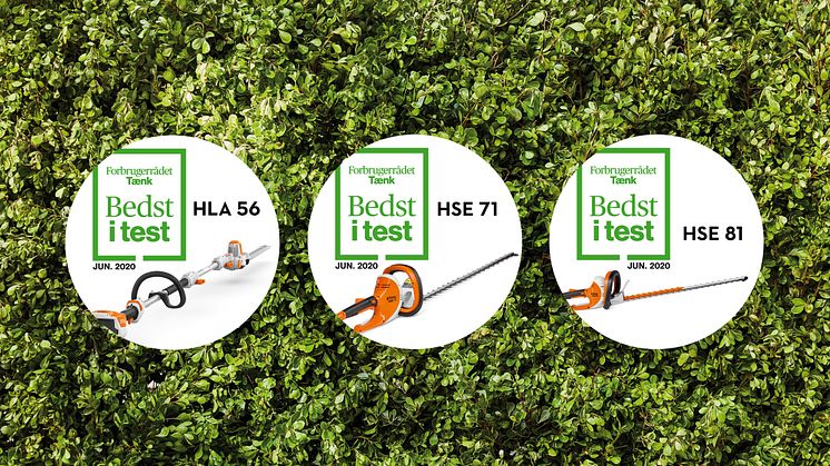 STIHL er storfavorit i test af hækkeklippere