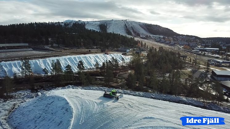 Rekordtidlig sne i Idre FJäll