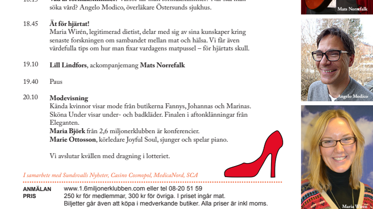 Woman in Red i Sundsvall – en kväll med kvinnohjärtat i fokus!