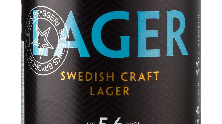 S:t Eriks Lager - bryggeriets första burk på Systembolaget