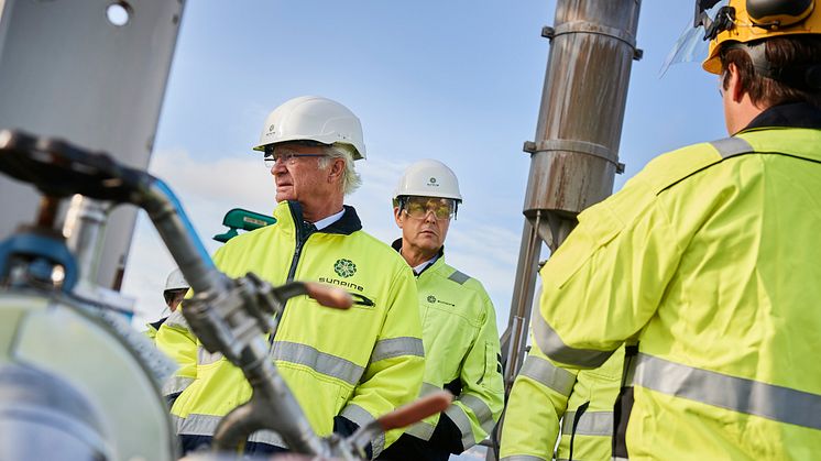 Hans Majestät Konungen om SunPine: ”viktigt för framtiden”