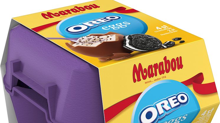 Påsknyhet! Chokladägg i smarrig Marabou och Oreo kombination.