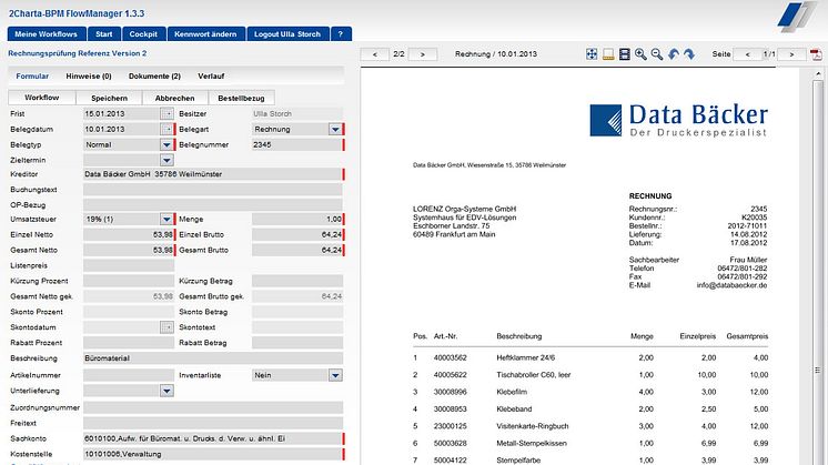 Diersch & Schröder Unternehmensgruppe setzt auf Rechnungsworkflow von LORENZ