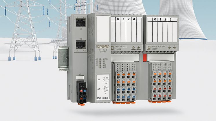 Axioline F I/O system now also available for IEC 61850