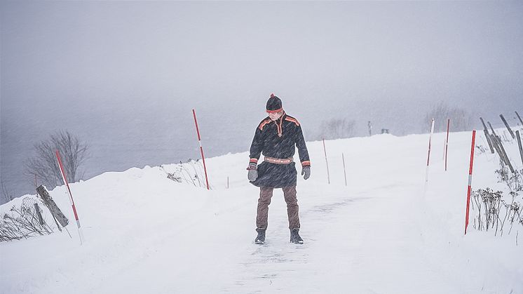 Manne på sin egen hjemplass. Foto: Ørjan Marakatt Bertelsen