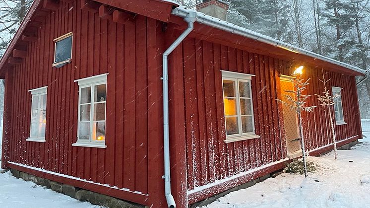 Fintatorps gård har stått på sin nuvarande plats sedan början av 1800-talet.