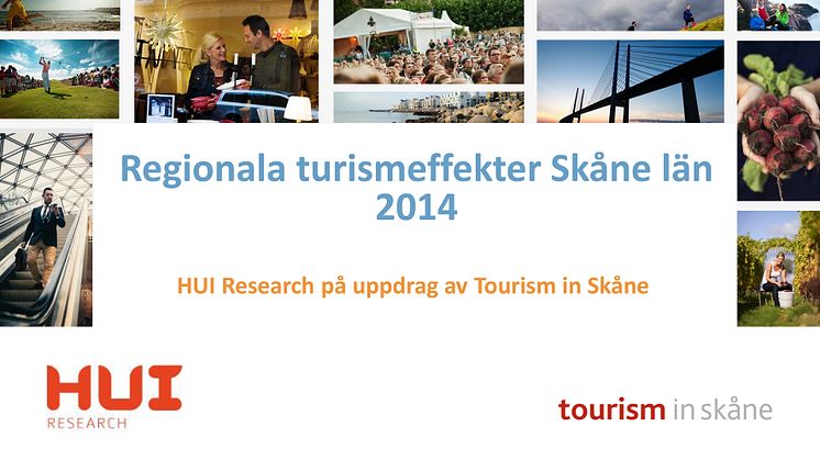 ​Skåne visar kraftigt ökad turismomsättning 2014