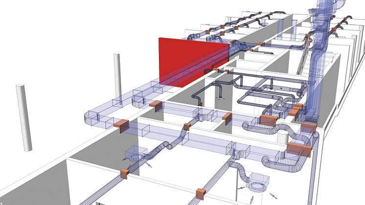 With the Allplan 2021-1 release, architects can now complete their provision for voids in a fraction of the previous time. Copyright: ALLPLAN