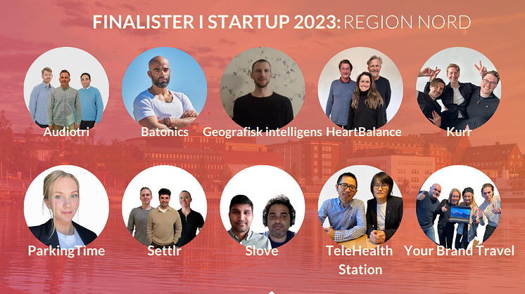 Finalisterna i region Nord i Venture Cup STARTUP 2023!